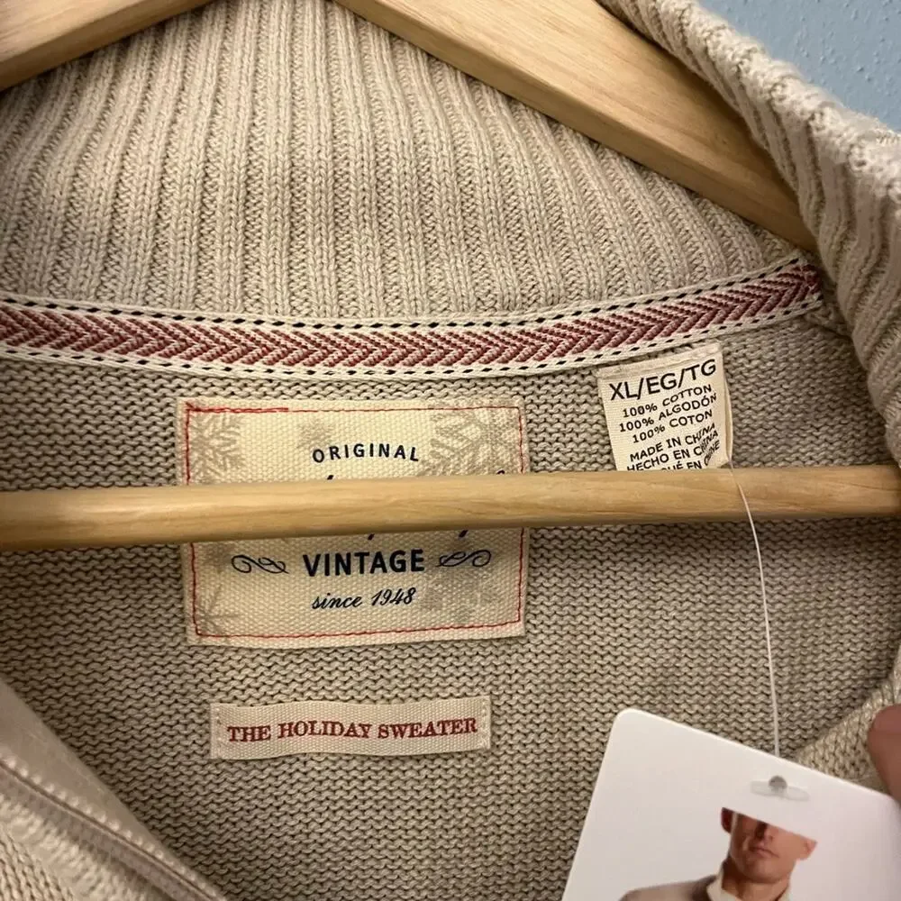 NWT Weatherproof Quarter Zip Sweater